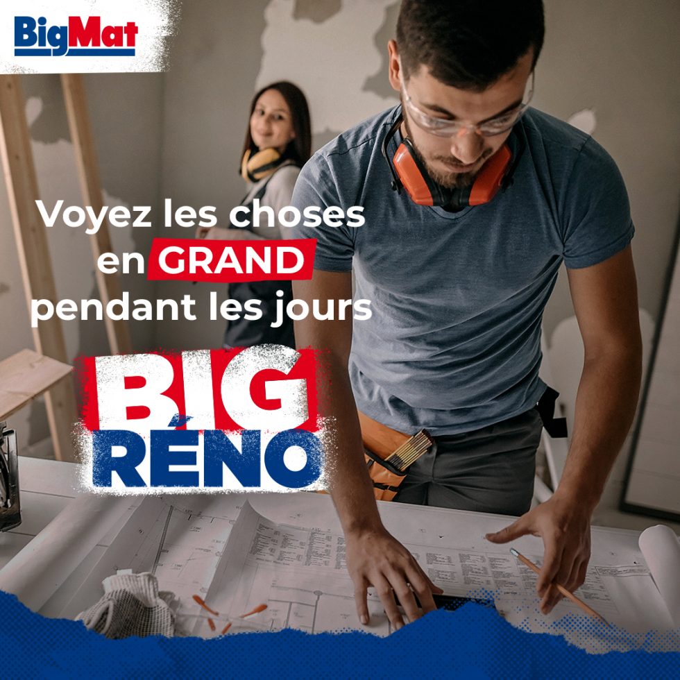 BIGRENO : Du 21 octobre au 23 novembre gagnez un an de chauffage avec BigMat et participez au grand jeu concours « BIGRENO » pour sa saison 2