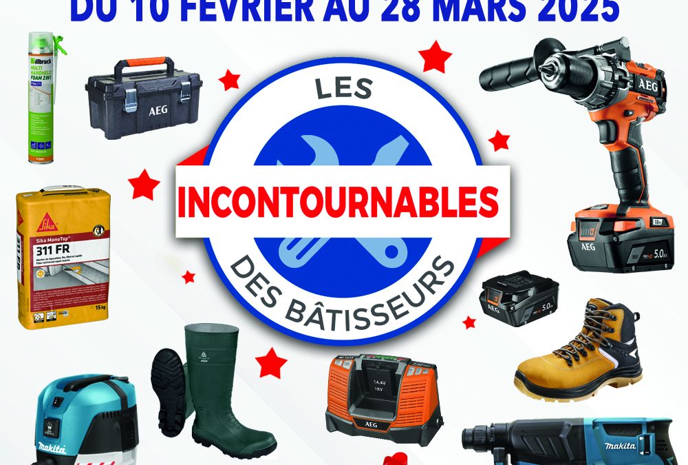 Promotion outillage chez BigMat du 10 février au 28 mars 2025