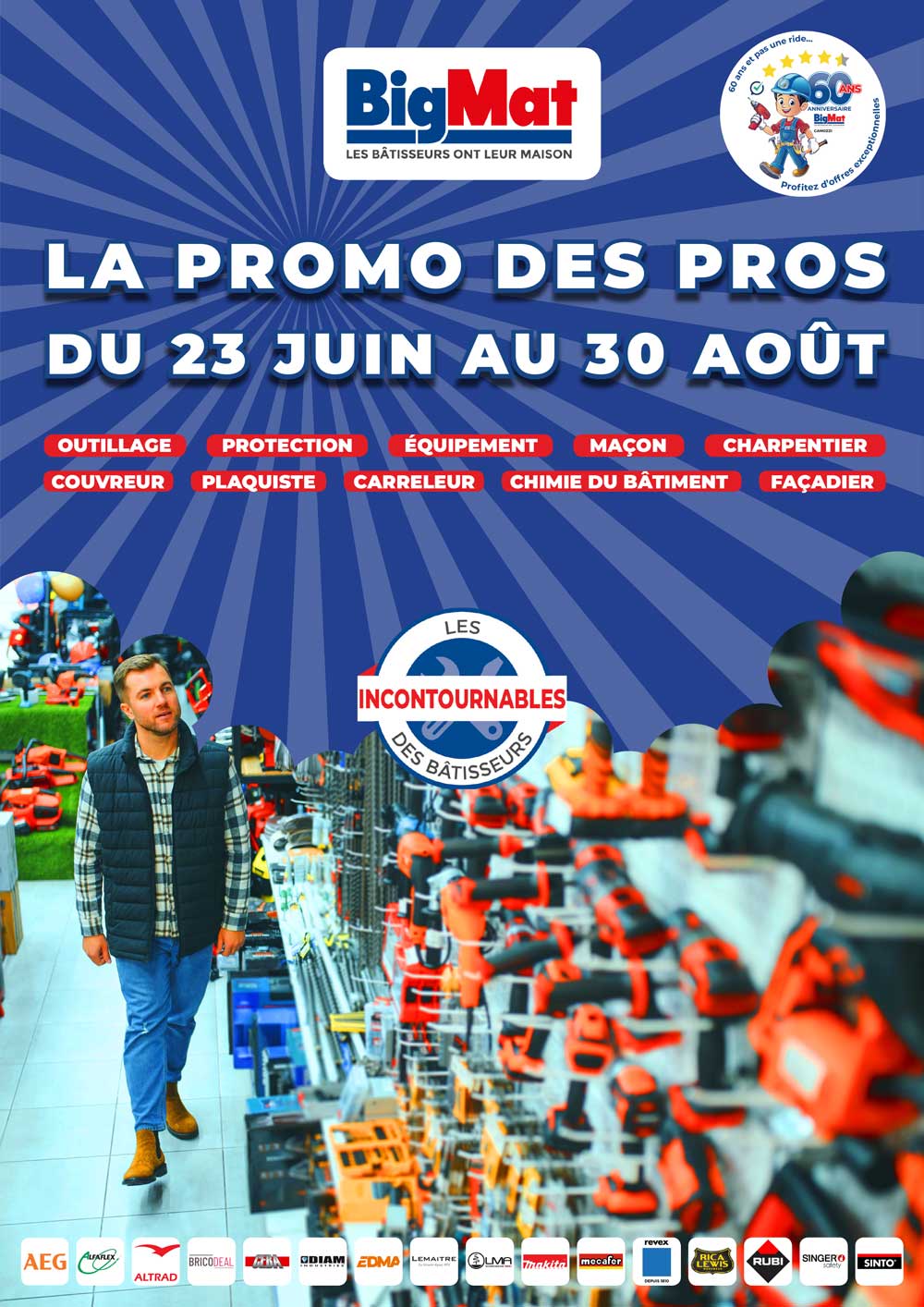 C’est parti ! La promo des pros du 23 juin au 30 août 2025 chez BigMat