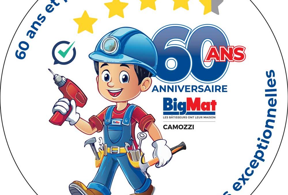 60 ans d’histoire, 60 ans de passion avec BigMat Camozzi !