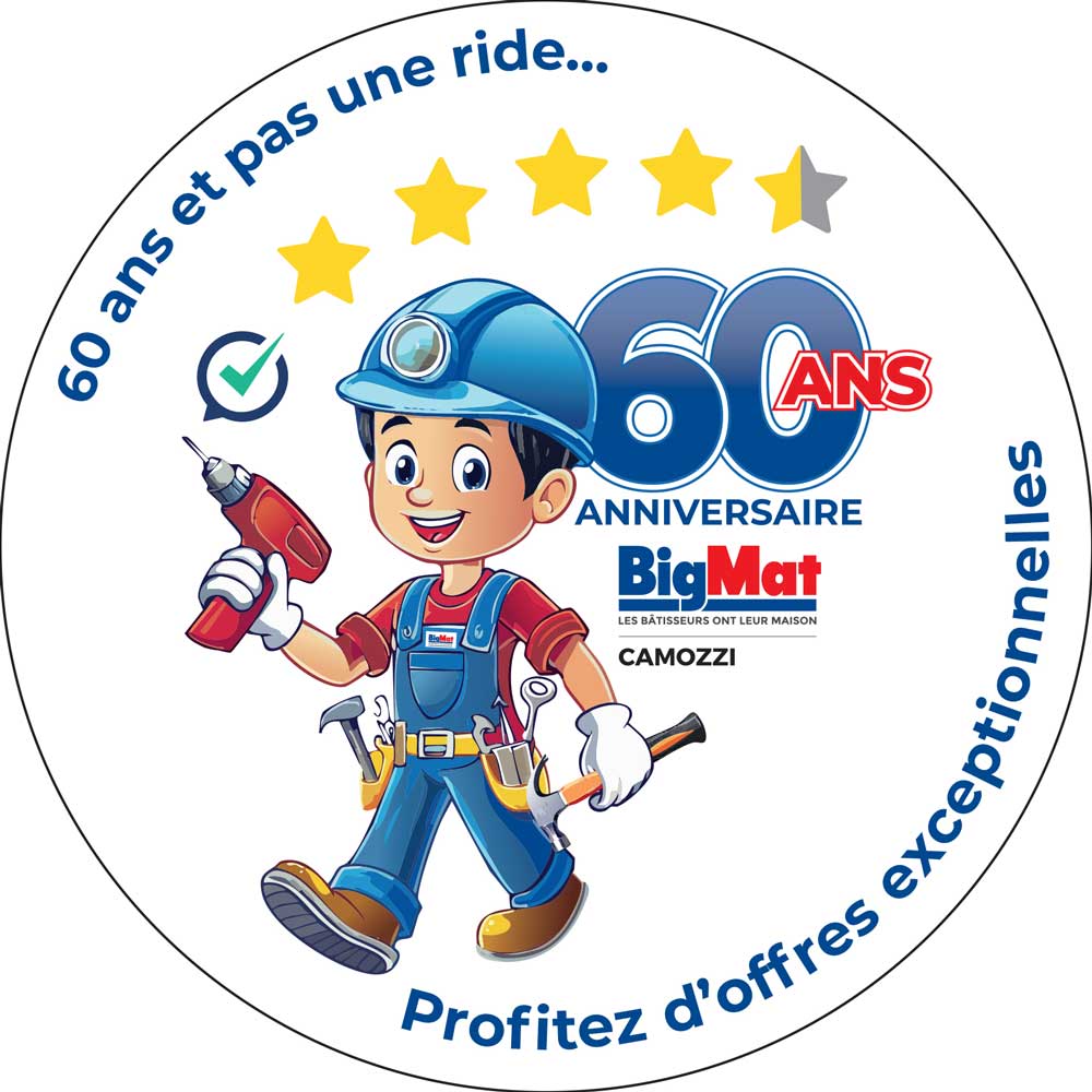 60 ans d’histoire, 60 ans de passion avec BigMat Camozzi !